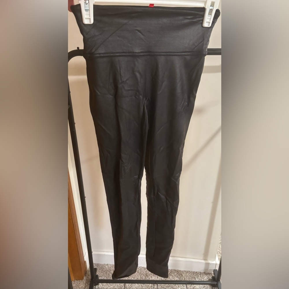 SPANX Faux Leather Leggings